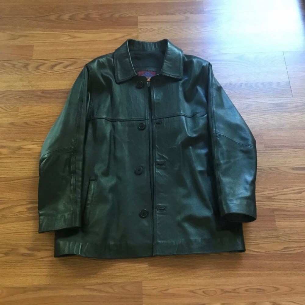 MENS BLACK LEATHER JACKET